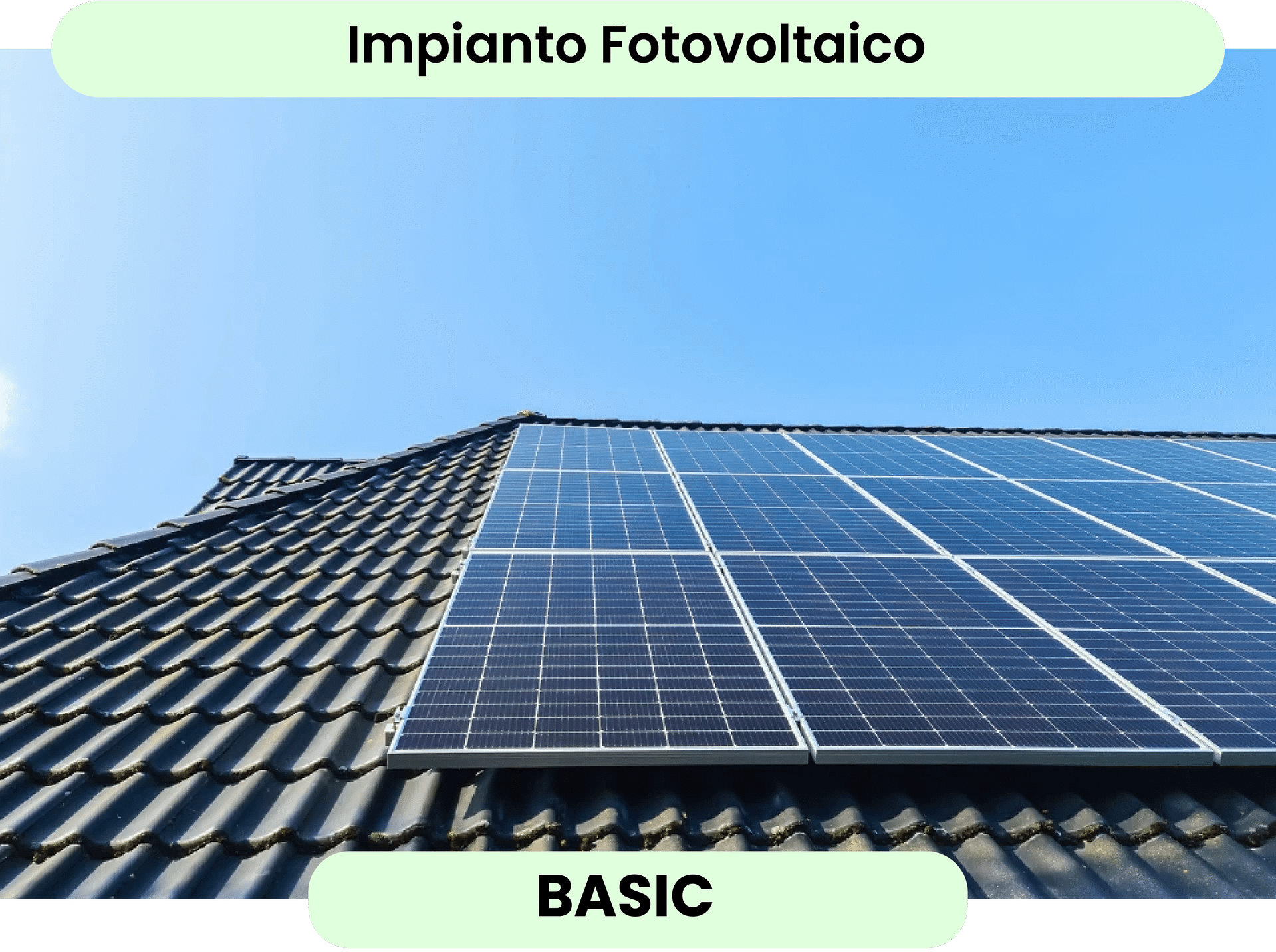 Soluzione Basic ossia fotovoltaico