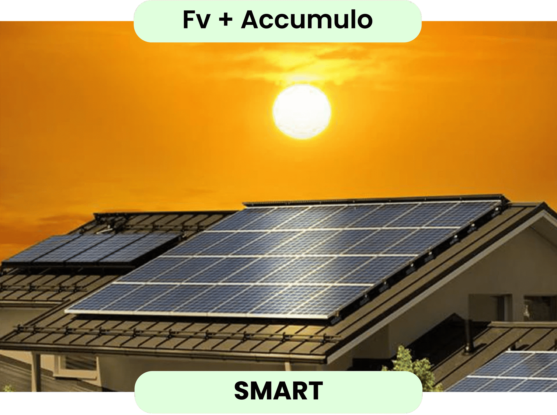 Soluzione Smart ossia fotovoltaico + accumulo